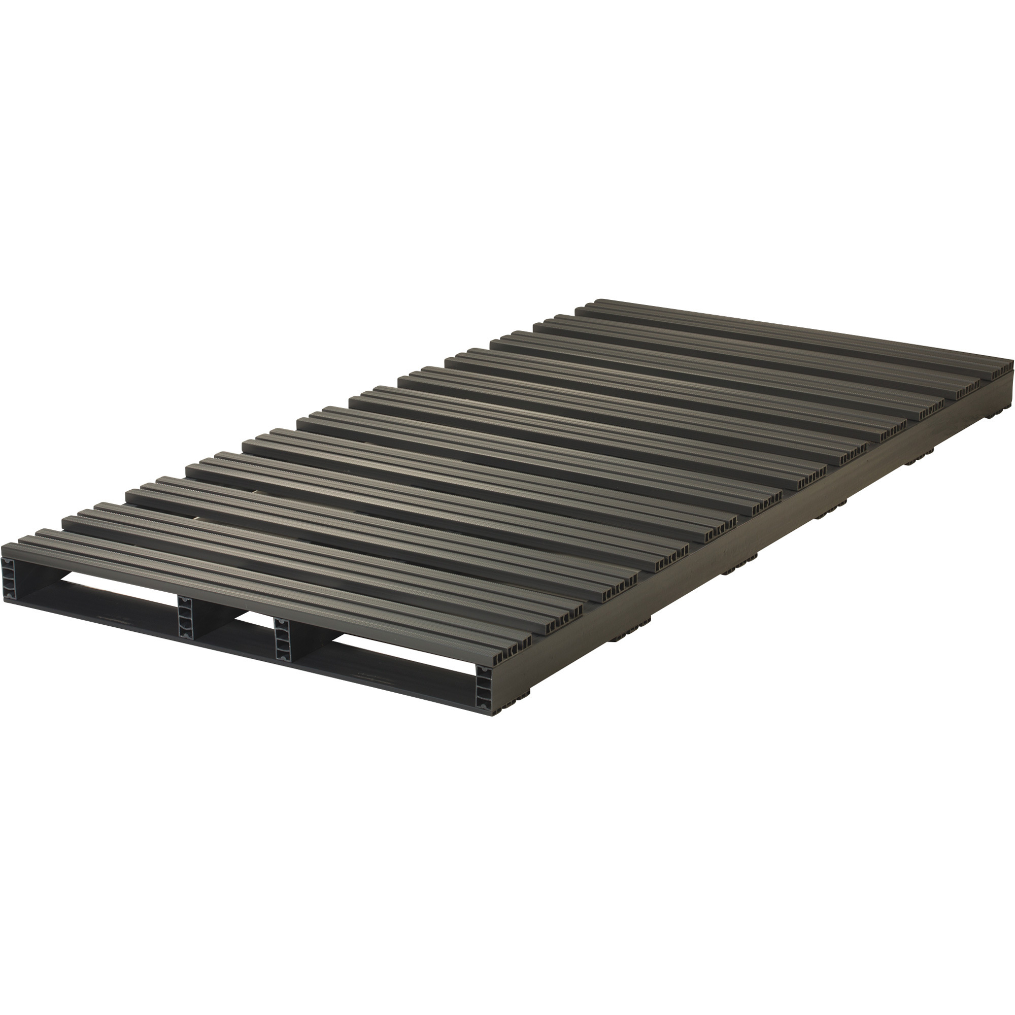 Jifram Extrusions Recycled Plastic Pallet with 2-Way Entry, 96in. x 48in., Model# 05000147